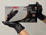 Black Nitrile Gloves  | Unikshield