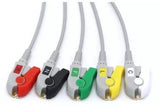 Aftermarket Compatible Philips M1971A ECG 5 Leadwires IEC European Standard Pinch/Grabber| PN:  U90P10 | Mfg: Unikmed