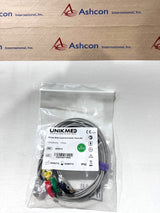 Aftermarket Compatible Philips M1971A ECG 5 Leadwires IEC European Standard Pinch/Grabber| PN:  U90P10 | Mfg: Unikmed
