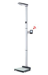 Digital weight and ultrasonic height measuring station, display in kg/ lbs | seca 286
