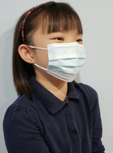 Kids Medical Mask, Earloop, Blue/Pink, Level 2 to ASTM F2100, Made in Canada | Part No. FMK02B/ FMK02P | UNIKMED