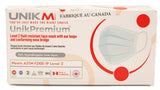 Medical Mask, Earloop, Blue/Pink, Level 2 to ASTM F2100, Made in Canada | Part No. FM02B/ FM02P | UNIKMED