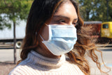 Medical Mask, Earloop, Blue/Pink, Level 2 to ASTM F2100, Made in Canada | Part No. FM02B/ FM02P | UNIKMED