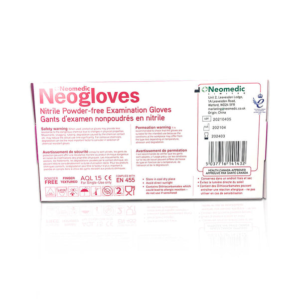 Neo gloves, Nitrile Powder Free. Blue | NEOMEDIC