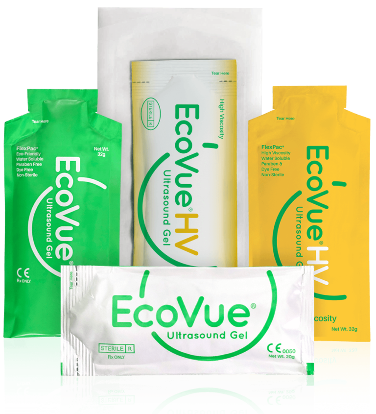 EcoVue® Ultrasound Gel Single-Use 20g Packet Non-Sterile (100 ea/bx) | Part No. 281 | ECOVUE