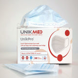 Level 1 Medical Facemasks (Box of 50) Made in Canada | Part No. FM01B | UNIKMED