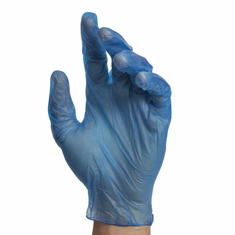 Blue Vinyl Disposable Gloves 100/box | Part No. 003-E10320 | STELLAR